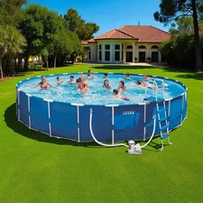 Каркасный бассейн Intex 28262, 732 х 132 см., с фильтр-насосом